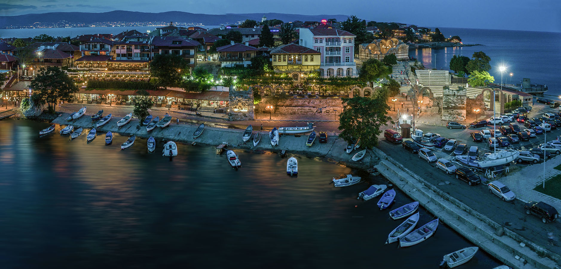 Nessebar Bulgarien - Drohnenaufnahme