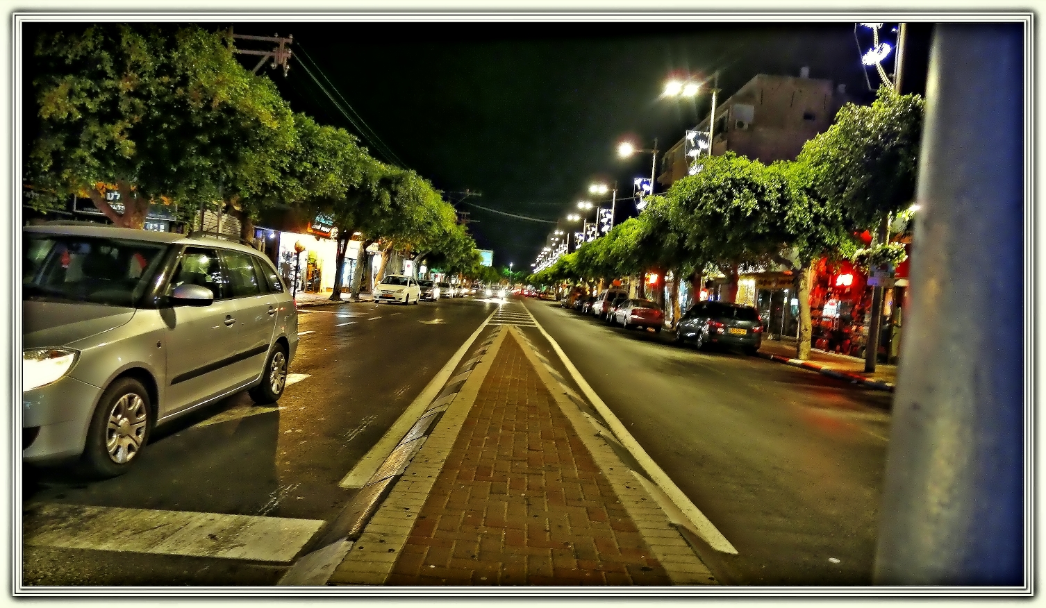 NETANYA AT NIGHT