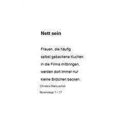 Nett sein - BS 1 - 17