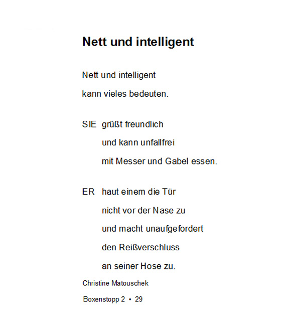 Nett und intelligent BS 2 - 29