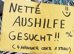 Nette Aushilfe.......