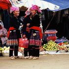 Netter Plausch am Tam Duong Markt