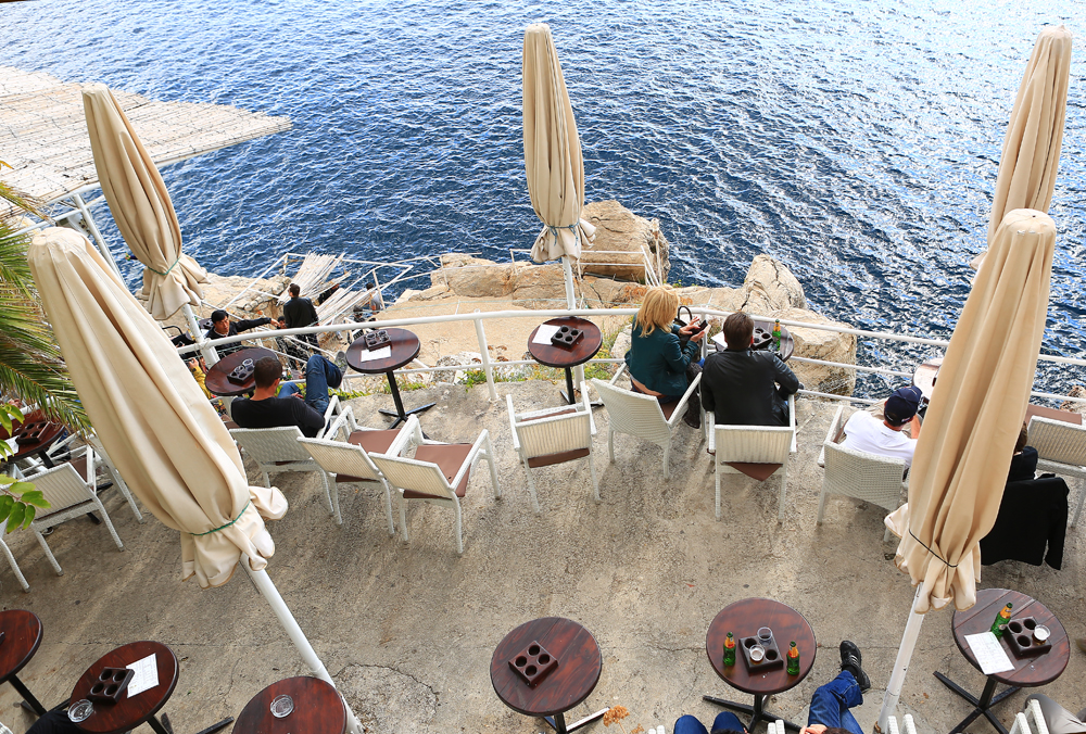 Nettes Plätzchen für eine Pause in Dubrovnik