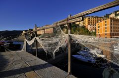 Netze im Hafen