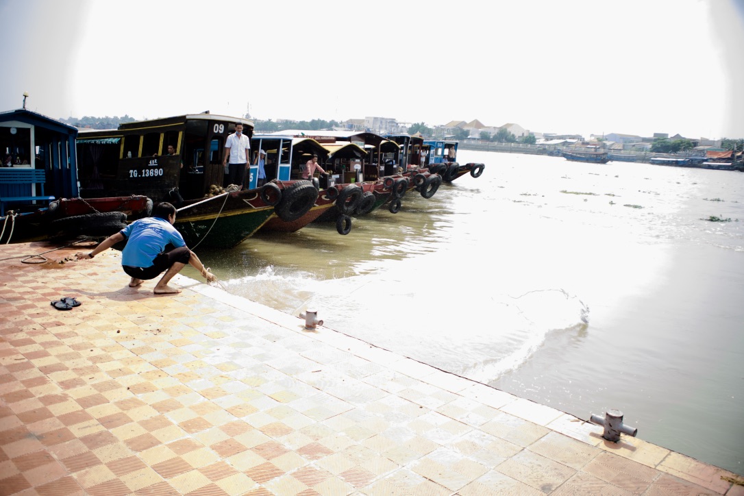 Netzfischer am Mekong