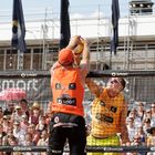 Netzkampf im Beach Tour Finale