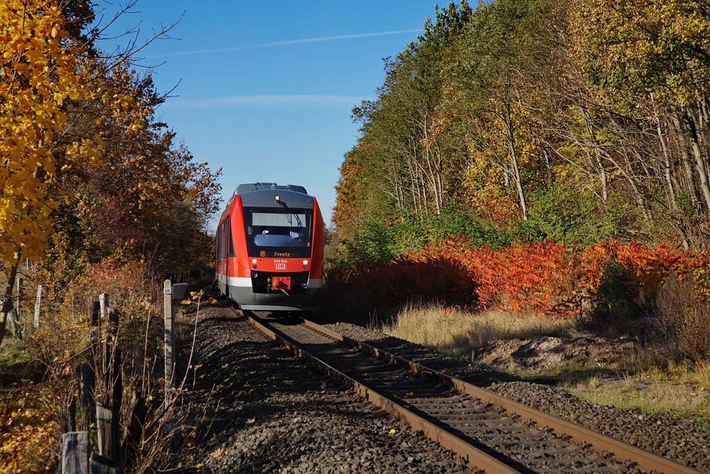 Neu auf der KBS 145 die BR 648.