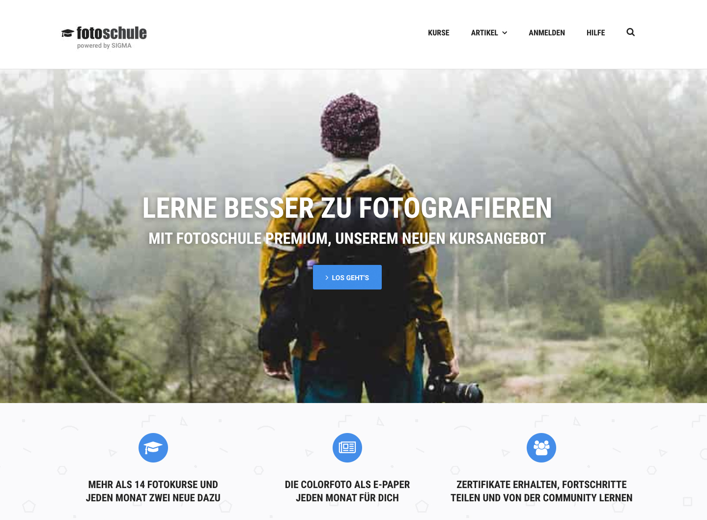 NEU: Fotokurse in der fotocommunity-Fotoschule