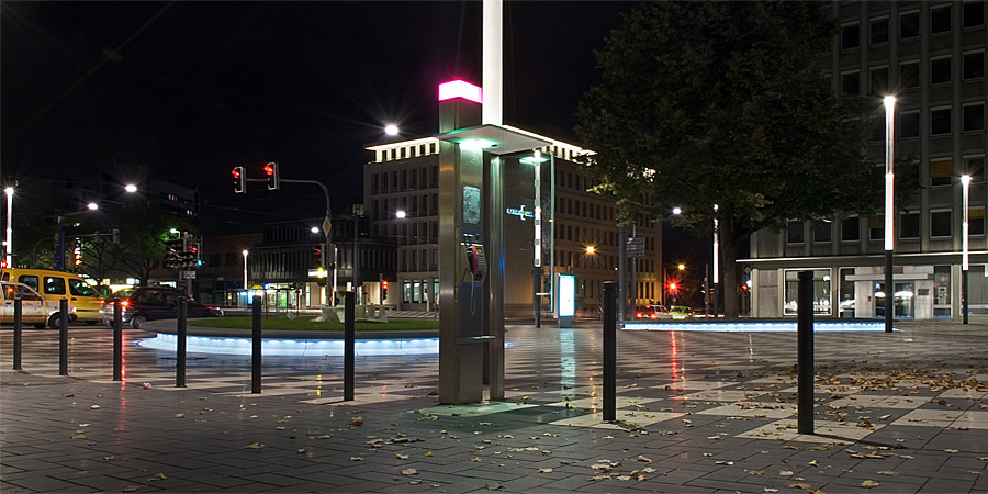 Neu gestalteter Scheidemannplatz in Kassel