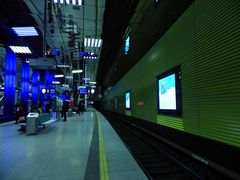 neu gestalteter U-Bahnhof in München