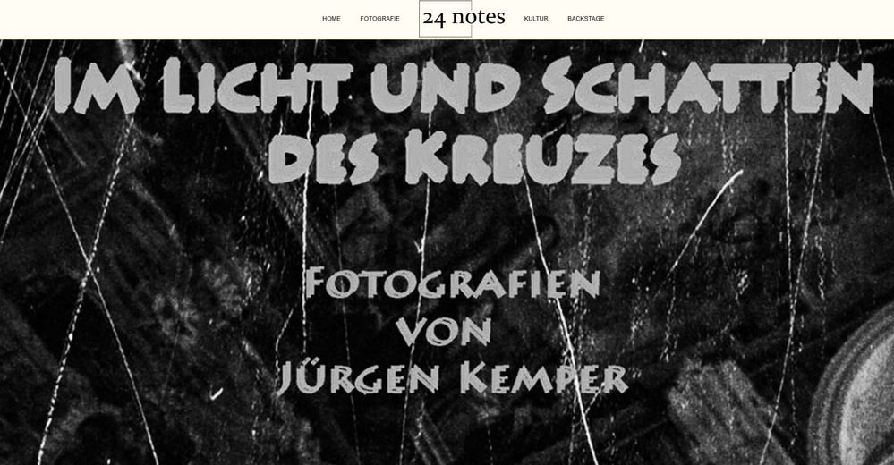 - Neu: "Im Licht und Schatten des Kreuzes" -