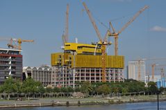 Neubau der Europäischen Zentralbank in Frankfurt