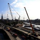 Neubau einer U-Bahnbrücke