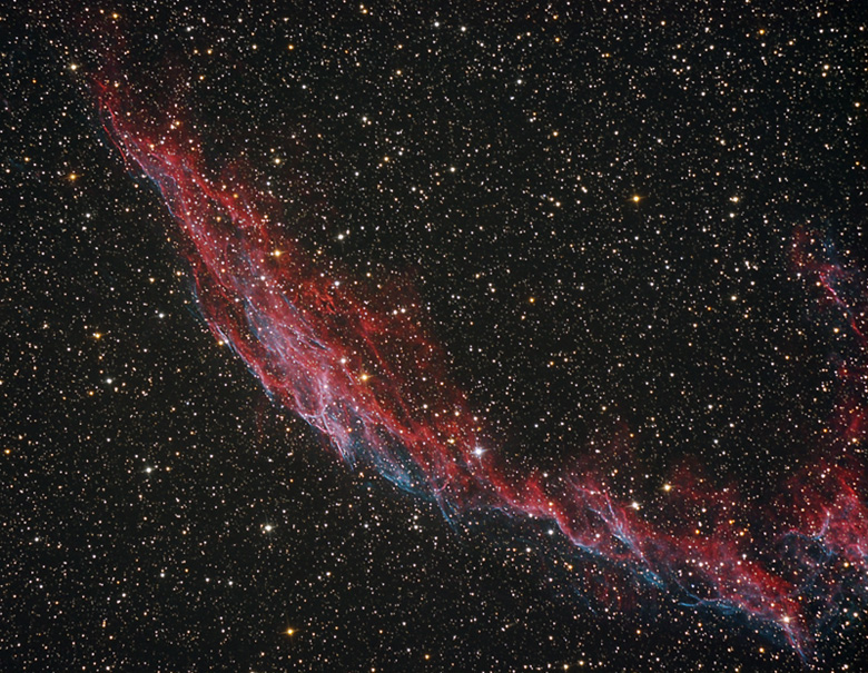 Neubearbeitung NGC6992 Cirrus Nebel