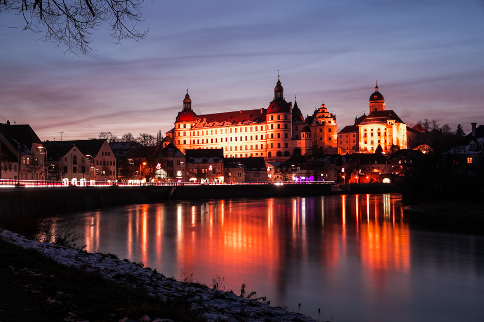 Neuburg an der Donau at Night