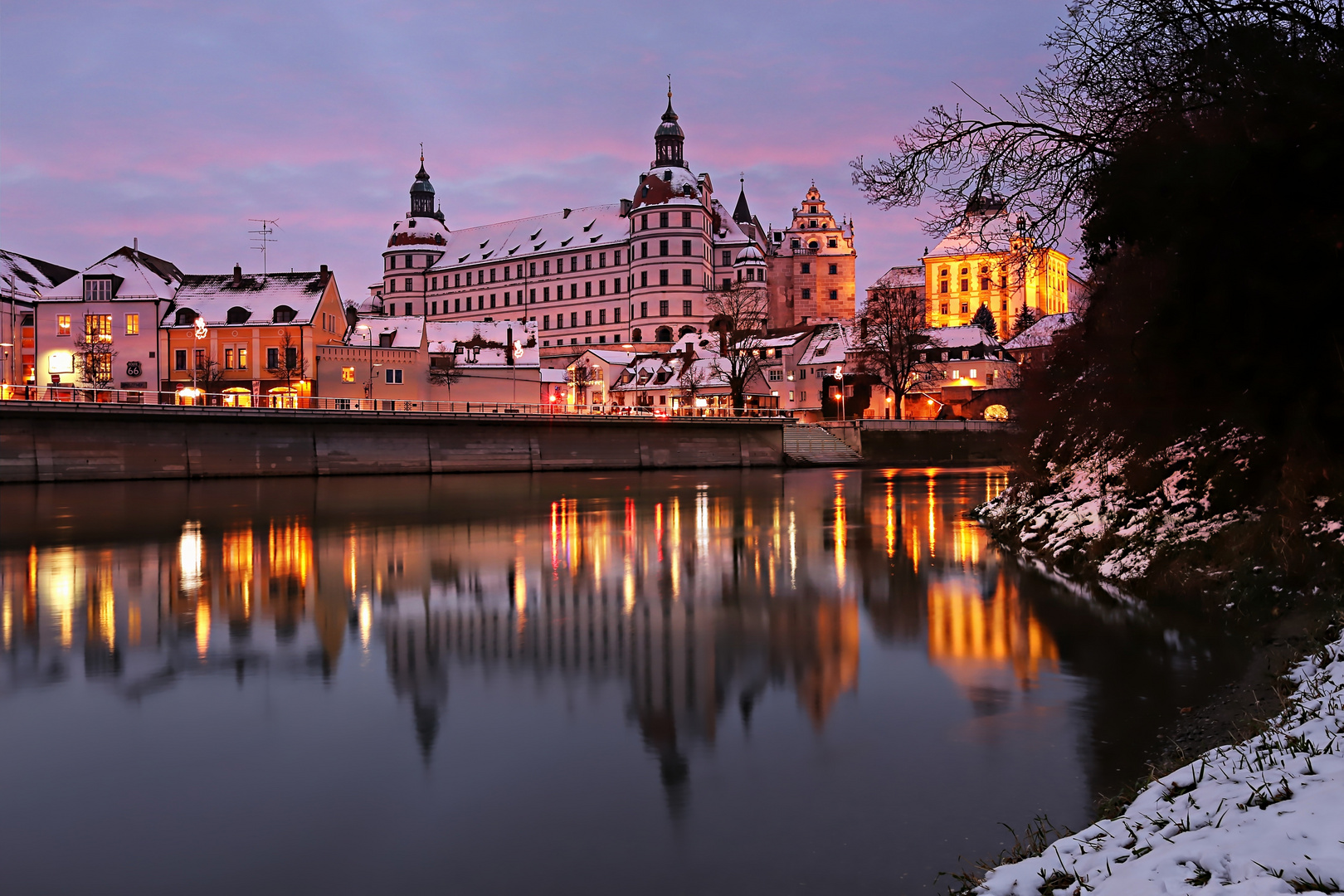 Neuburg an der Donau winter 