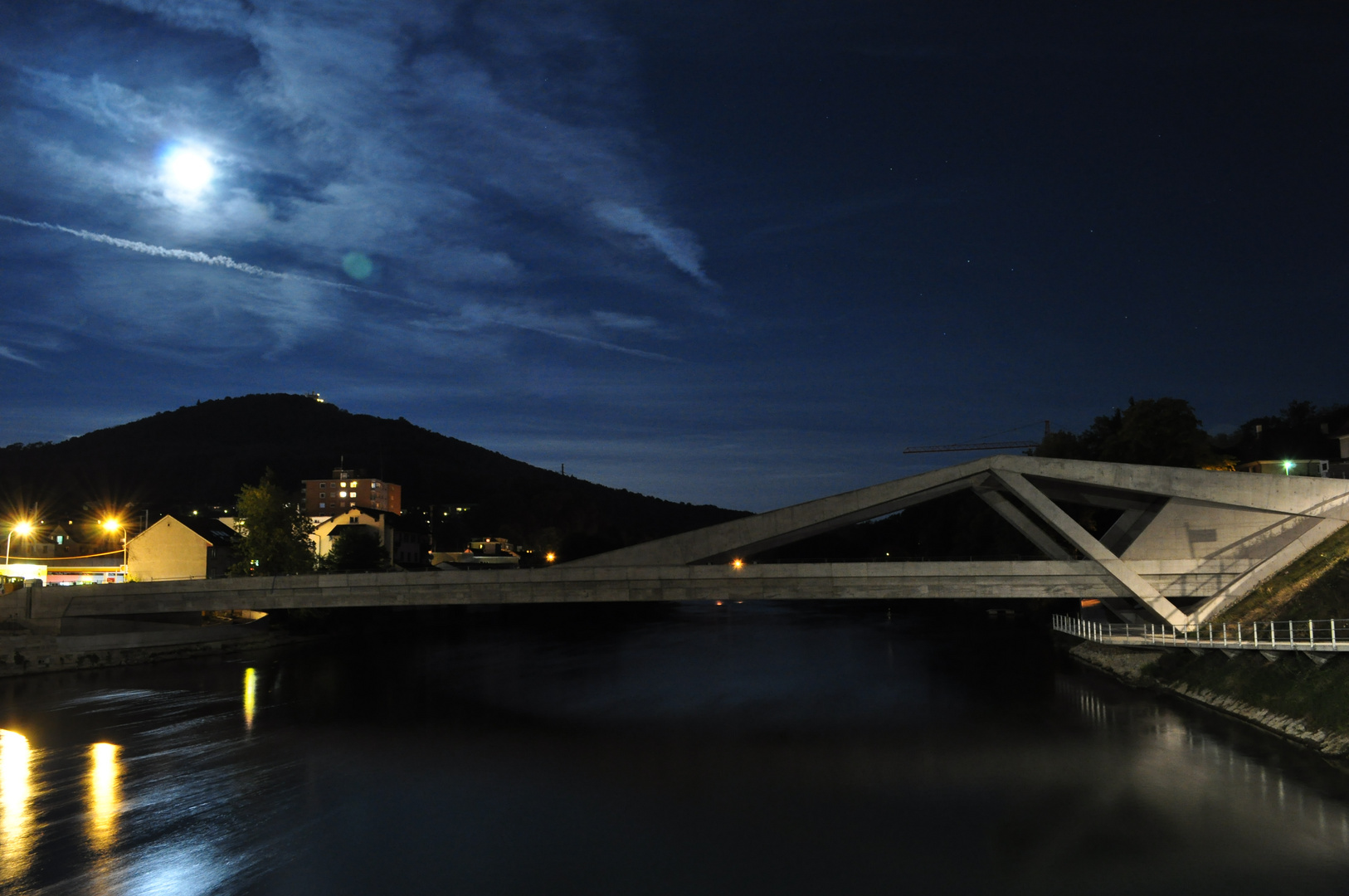 Neue Aarebrücke in Olten