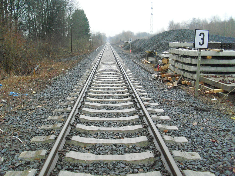 Neue Bahngleise