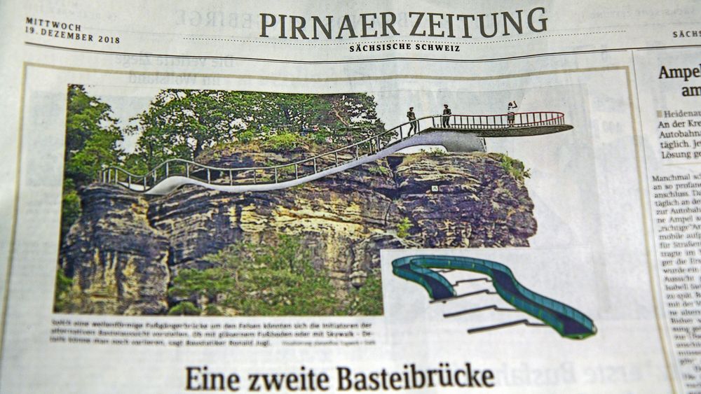 Neue Basteiideen für Interessierte an der Sächsischen Schweiz  SZ Pirnaer Ausgabe von gestern
