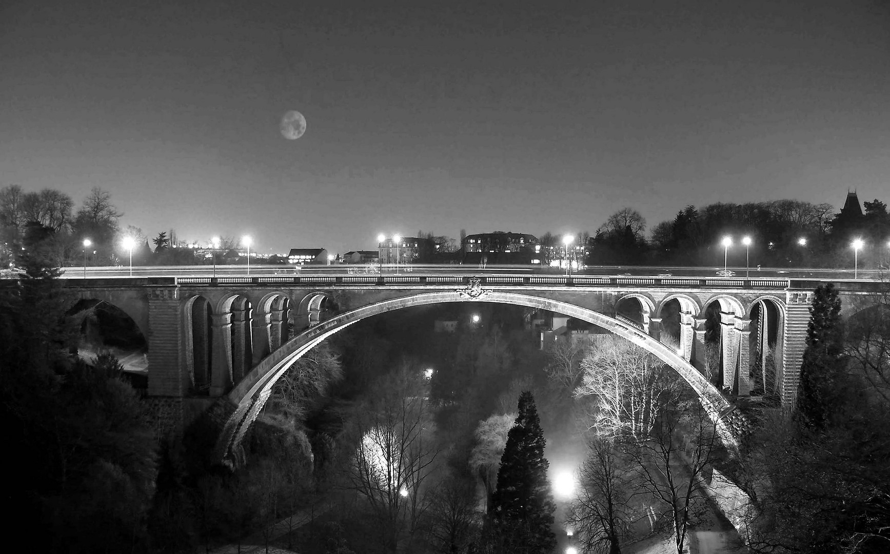 Neue Brücke der Stadt Luxemburg