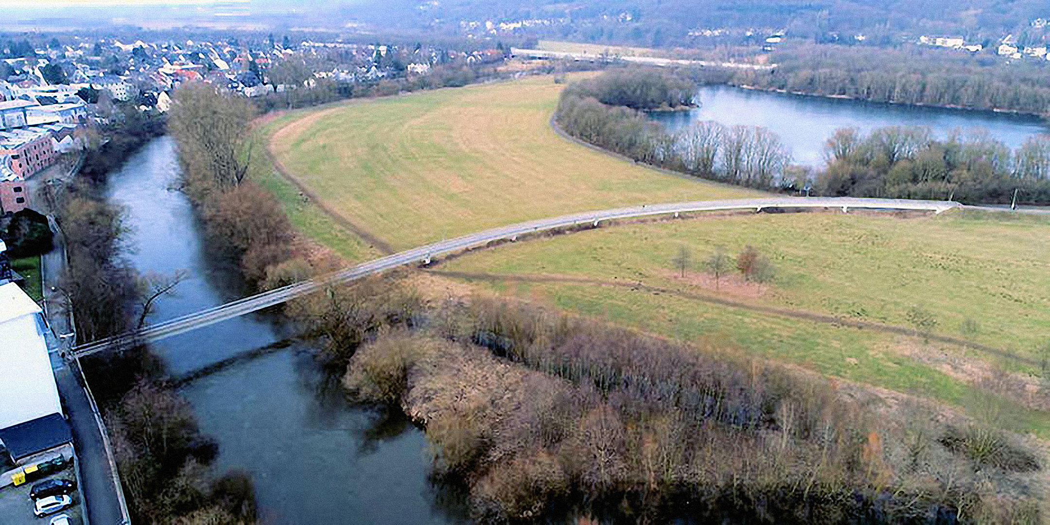 Neue Brücke in Hennef