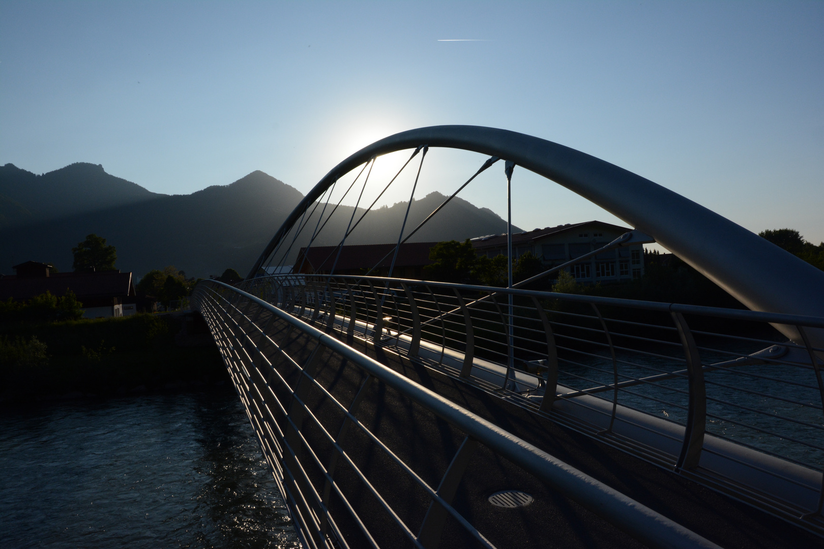 neue Brücke in Marquartstein