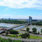 Neue Brücke über die Donau in Bratislava