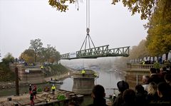 Neue Drehbrücke im Winterhafen (I)