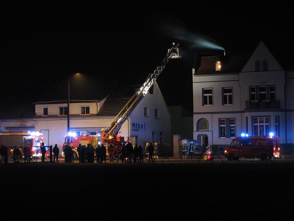 Neue Drehleiter im ersten Einsatz