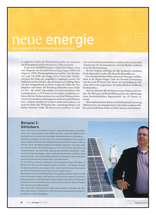 neue energie - 05/2005