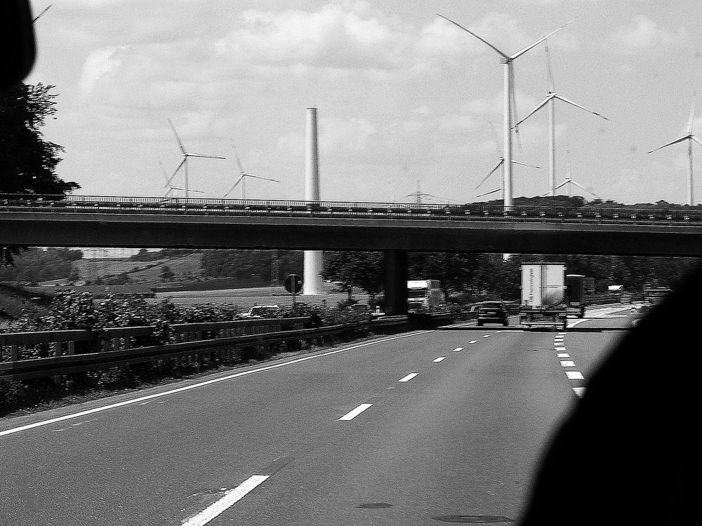 neue Energie an der Autobahn