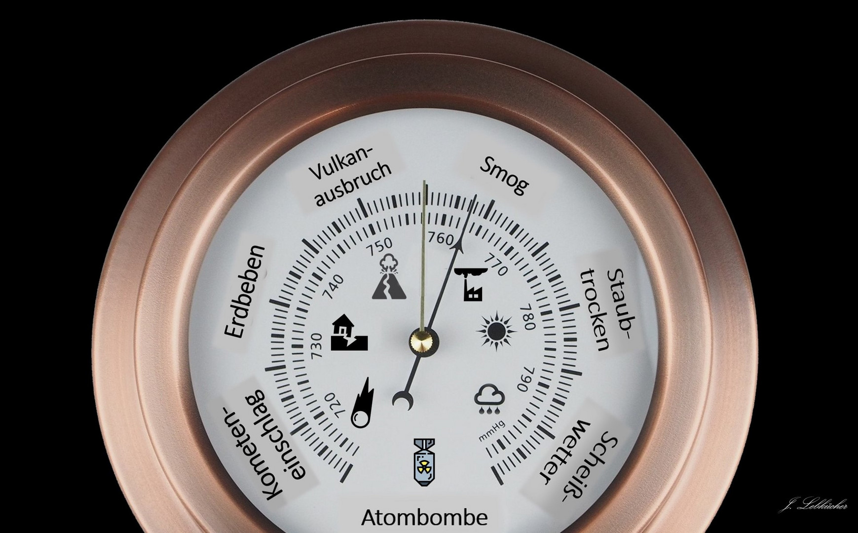 Neue Erfindung-Seismobarometer