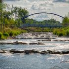 Neue Fußgängerbrücke über die Gera im Kilianipark Erfurt (S4003620)