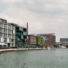 Neue Häuserzeile im Hafen Münsters