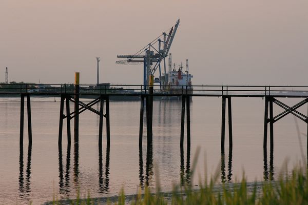 Neue Hafenanlage Brake / Unterweser