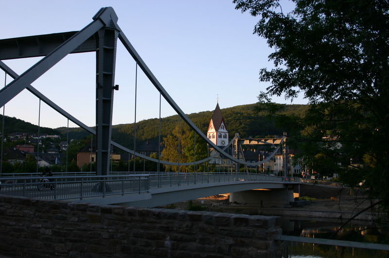 Neue Kettenbrücke in Nassau an der Lahn