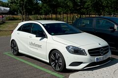 neue Mercedes A Klasse auf dem BUGA Gelände in Koblenz