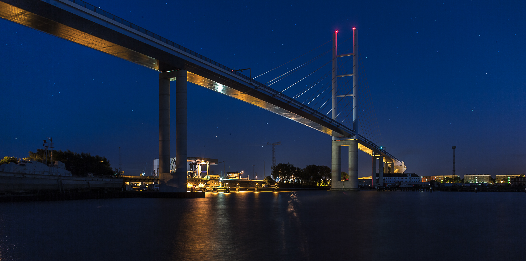 neue Rügenbrücke in Stralsund