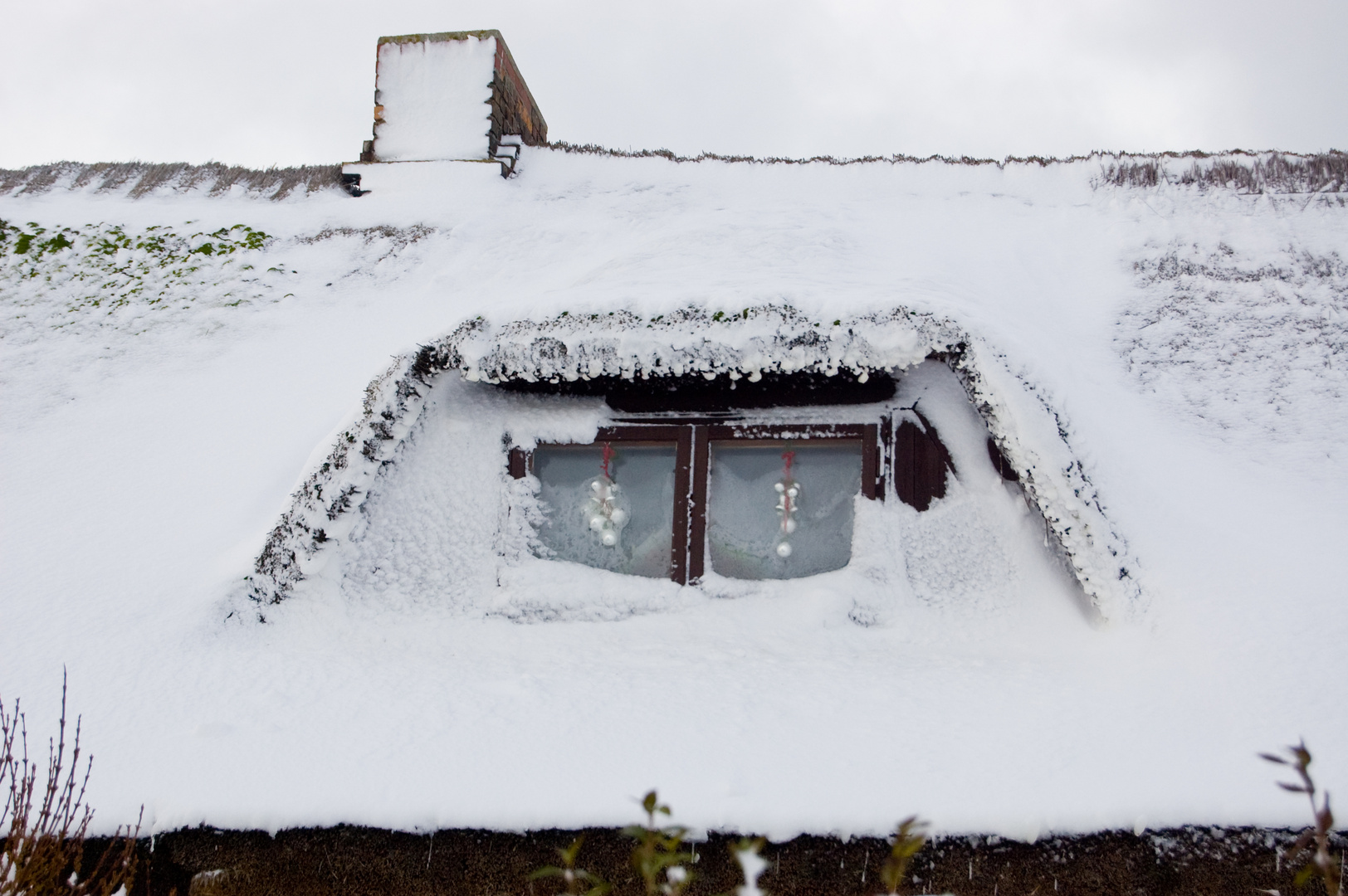 Neue Schneegardinen.. Dank Schneesturm