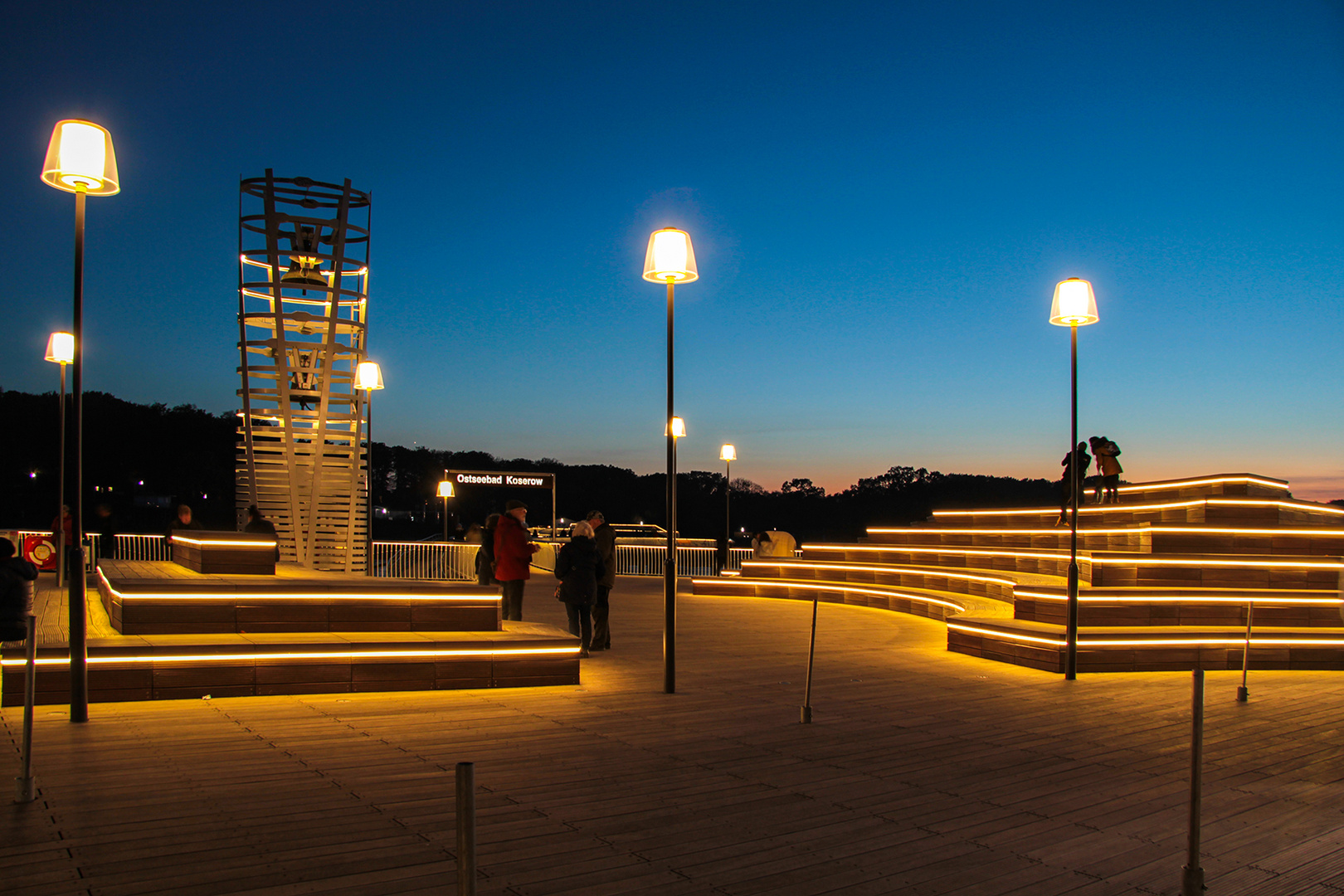 Neue Seebrücke in Koserow