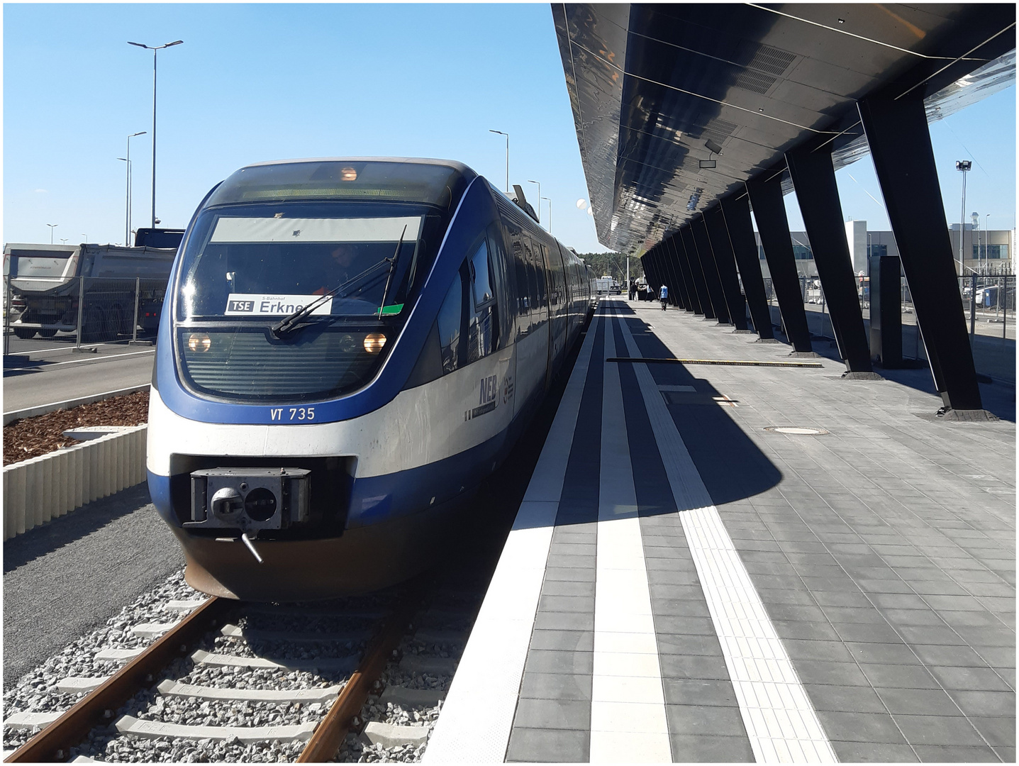 Neue Strecke - neuer Bahnhof