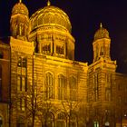 Neue Synagoge Spandauer Vorstadt Nacht