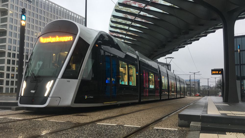 Neue Tram in Luxemburg Stadt (Luxtram)