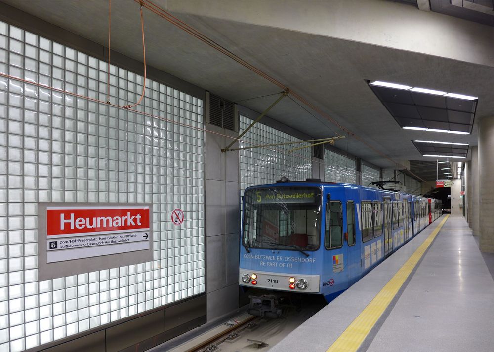 Neue U-Bahnstation Köln - Heumarkt 2