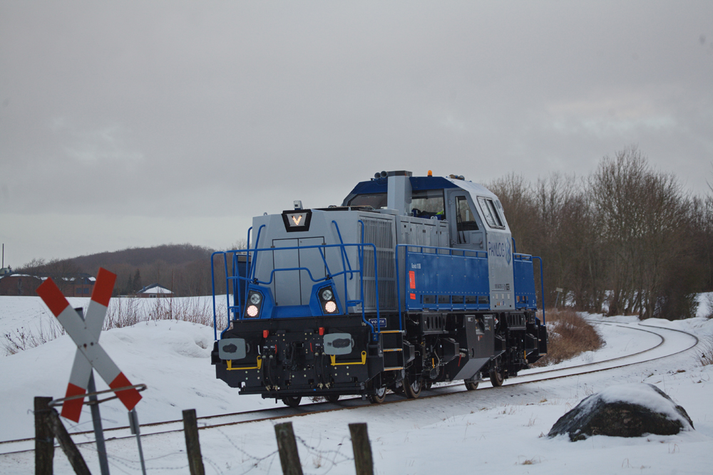 Neue Voith Gravita 10 BB für PANLOG auf Testfahrt