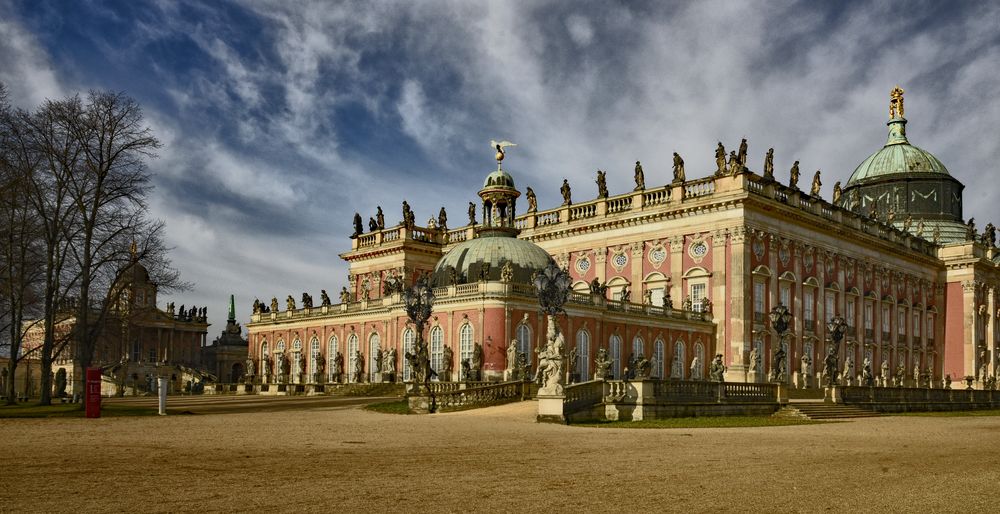 Neuen Palais in Potsdam Park Sanssouci.