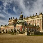 Neuen Palais in Potsdam Park Sanssouci.