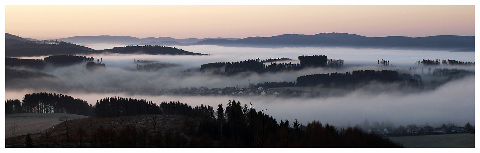 Neuenrade im Nebel