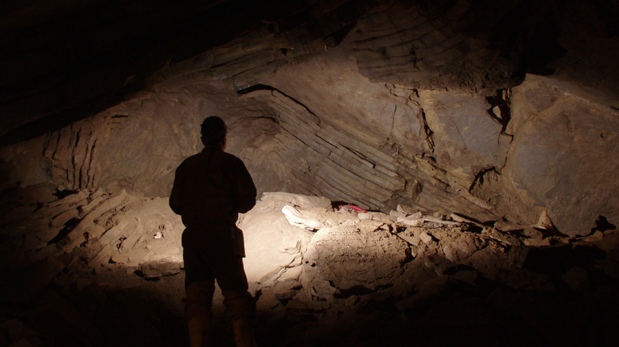 Neuentdeckung einer Höhle.