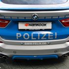 Neuer B M W für die Polizei / Vorstellung auf dem Fest der Kulturen in Bottrop